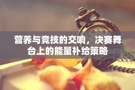营养与竞技的交响，决赛舞台上的能量补给策略