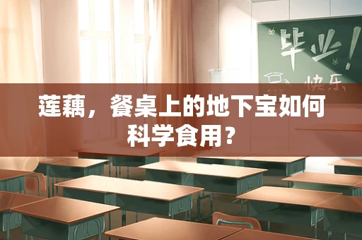 莲藕，餐桌上的地下宝如何科学食用？