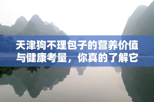 天津狗不理包子的营养价值与健康考量，你真的了解它吗？