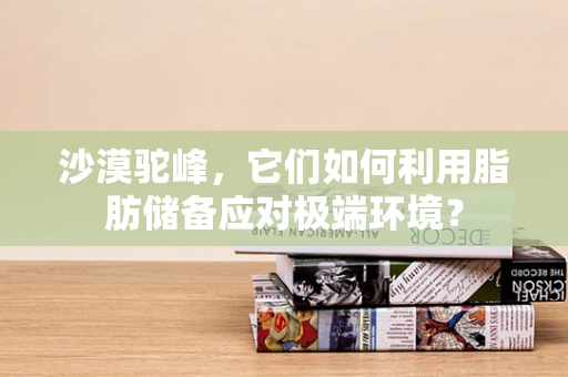 沙漠驼峰，它们如何利用脂肪储备应对极端环境？
