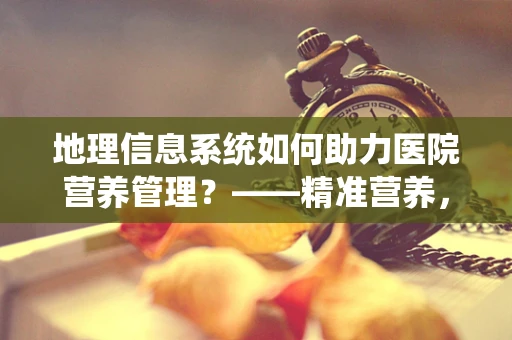 地理信息系统如何助力医院营养管理？——精准营养，从地图开始