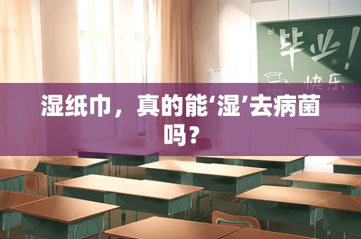 湿纸巾，真的能‘湿’去病菌吗？