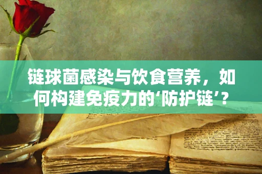 链球菌感染与饮食营养，如何构建免疫力的‘防护链’？