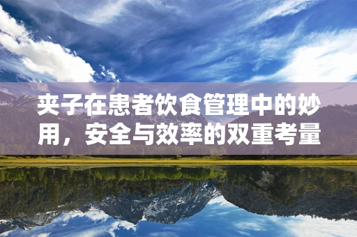 夹子在患者饮食管理中的妙用，安全与效率的双重考量