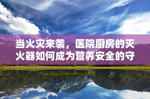 当火灾来袭，医院厨房的灭火器如何成为营养安全的守护者？