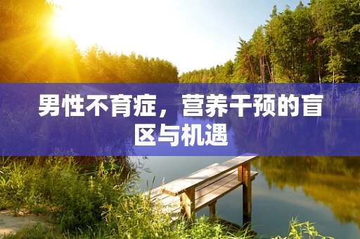 男性不育症，营养干预的盲区与机遇