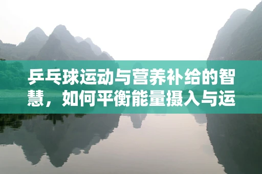乒乓球运动与营养补给的智慧，如何平衡能量摄入与运动表现？