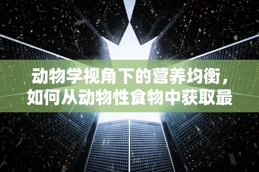 动物学视角下的营养均衡，如何从动物性食物中获取最佳营养？