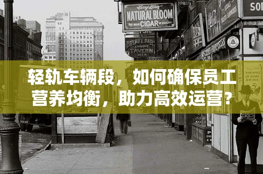 轻轨车辆段，如何确保员工营养均衡，助力高效运营？