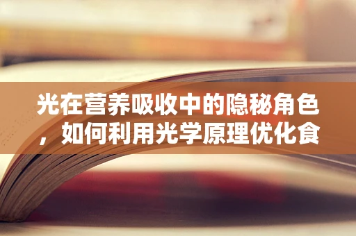 光在营养吸收中的隐秘角色，如何利用光学原理优化食物的消化与吸收？