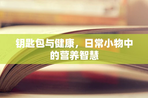 钥匙包与健康，日常小物中的营养智慧
