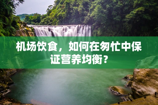 机场饮食，如何在匆忙中保证营养均衡？