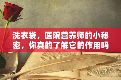 洗衣袋，医院营养师的小秘密，你真的了解它的作用吗？