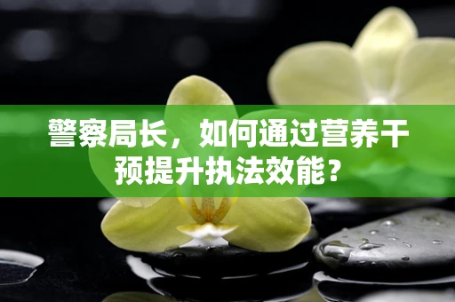 警察局长，如何通过营养干预提升执法效能？