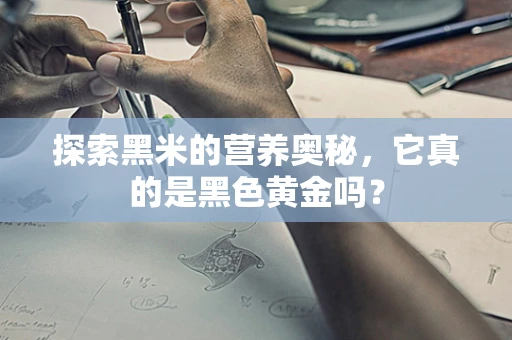 探索黑米的营养奥秘，它真的是黑色黄金吗？