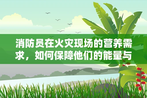 消防员在火灾现场的营养需求，如何保障他们的能量与健康？