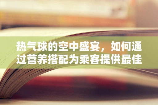 热气球的空中盛宴，如何通过营养搭配为乘客提供最佳飞行体验？