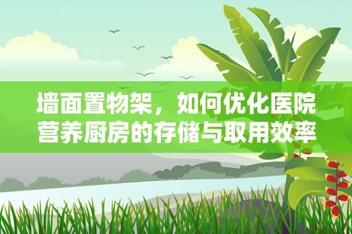 墙面置物架，如何优化医院营养厨房的存储与取用效率？