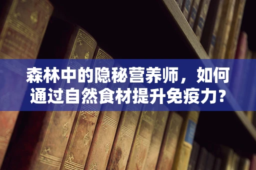 森林中的隐秘营养师，如何通过自然食材提升免疫力？