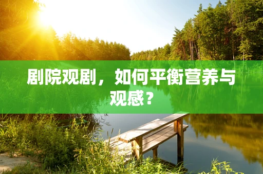 剧院观剧，如何平衡营养与观感？