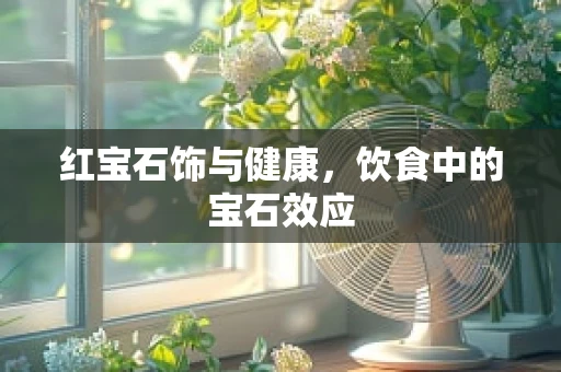 红宝石饰与健康，饮食中的宝石效应