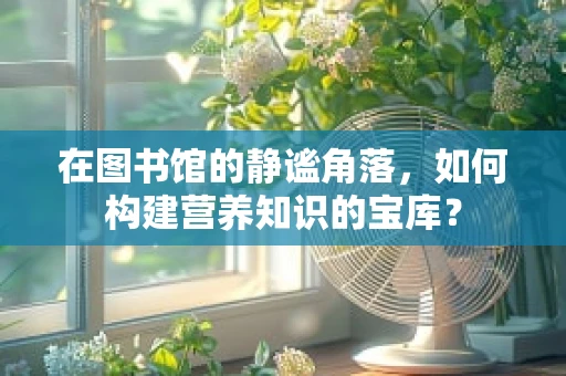 在图书馆的静谧角落，如何构建营养知识的宝库？