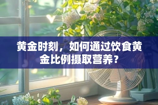 黄金时刻，如何通过饮食黄金比例摄取营养？