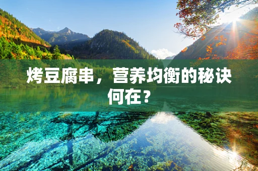 烤豆腐串，营养均衡的秘诀何在？