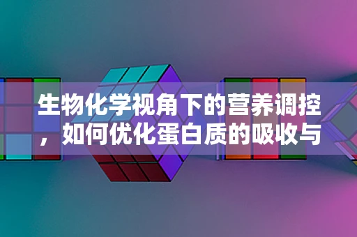 生物化学视角下的营养调控，如何优化蛋白质的吸收与利用？