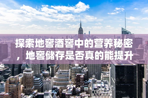 探索地窖酒窖中的营养秘密，地窖储存是否真的能提升酒的营养价值？