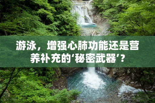 游泳，增强心肺功能还是营养补充的‘秘密武器’？