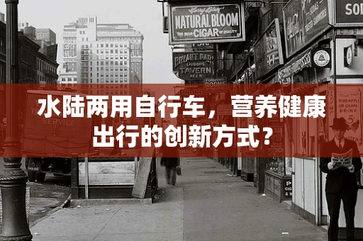 水陆两用自行车，营养健康出行的创新方式？