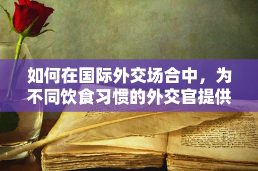 如何在国际外交场合中，为不同饮食习惯的外交官提供营养均衡的餐食？