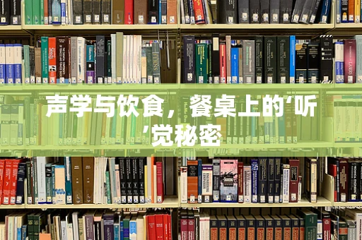 声学与饮食，餐桌上的‘听’觉秘密