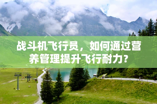 战斗机飞行员，如何通过营养管理提升飞行耐力？