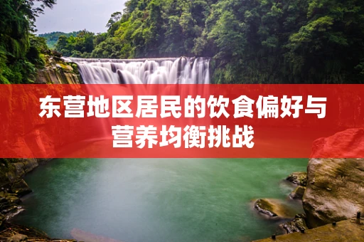 东营地区居民的饮食偏好与营养均衡挑战