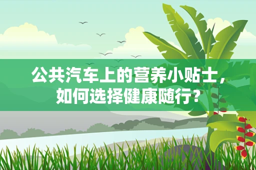 公共汽车上的营养小贴士，如何选择健康随行？