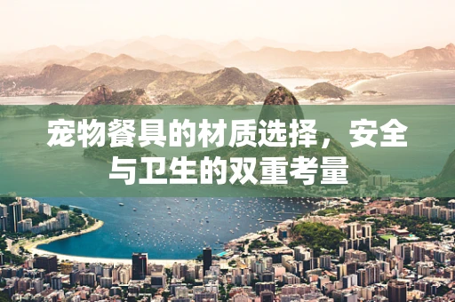 宠物餐具的材质选择，安全与卫生的双重考量