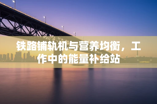 铁路铺轨机与营养均衡，工作中的能量补给站