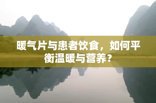暖气片与患者饮食，如何平衡温暖与营养？