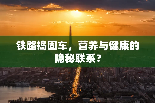 铁路捣固车，营养与健康的隐秘联系？