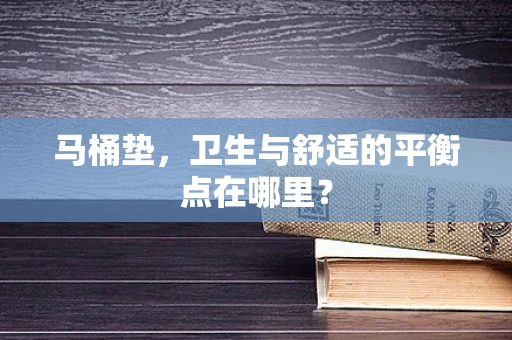 马桶垫，卫生与舒适的平衡点在哪里？