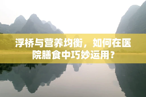 浮桥与营养均衡，如何在医院膳食中巧妙运用？