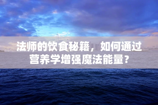 法师的饮食秘籍，如何通过营养学增强魔法能量？