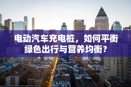 电动汽车充电桩，如何平衡绿色出行与营养均衡？