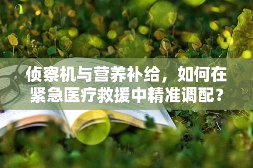 侦察机与营养补给，如何在紧急医疗救援中精准调配？