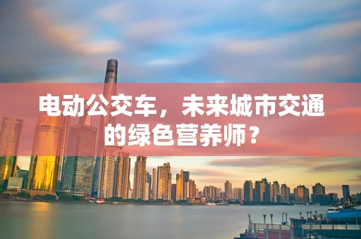 电动公交车，未来城市交通的绿色营养师？