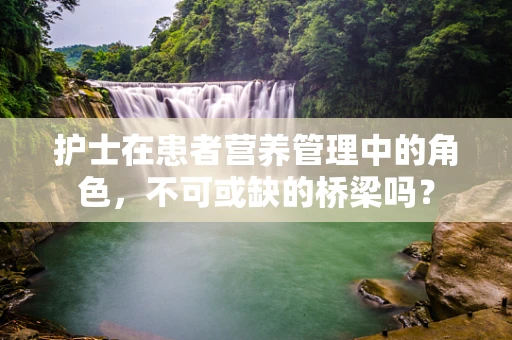 护士在患者营养管理中的角色，不可或缺的桥梁吗？