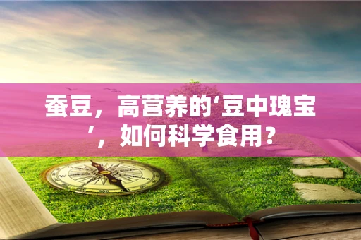 蚕豆，高营养的‘豆中瑰宝’，如何科学食用？