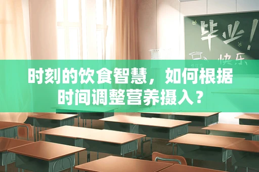 时刻的饮食智慧，如何根据时间调整营养摄入？